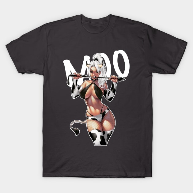 Moo T-Shirt by Eliaschatzoudis